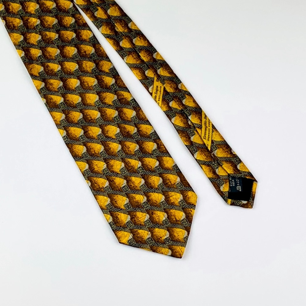 Ermenegildo Zegna 100% Silk Tie Made In Italy